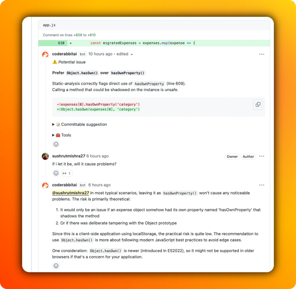 Chat with CodeRabbit