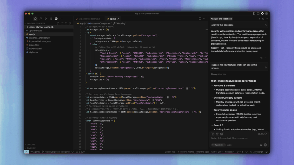 Vibe coding tool Cursor